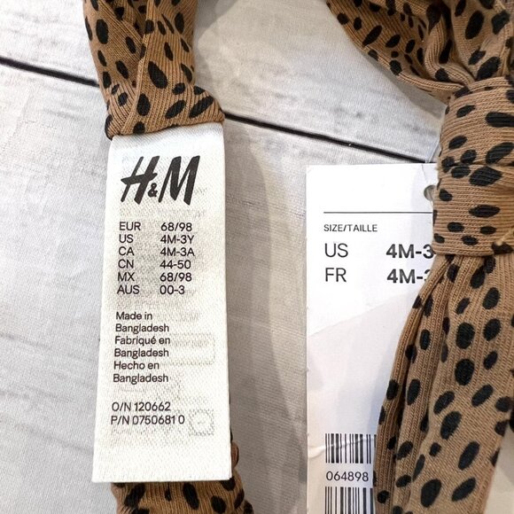 🆕NWT H&M Leopard Bow Hairband •Add-On• - Picture 2 of 4